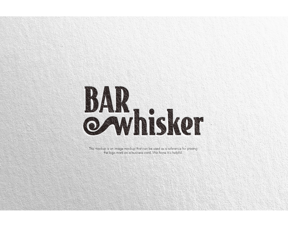 「BAR whisker」様のロゴデザインを制作しました