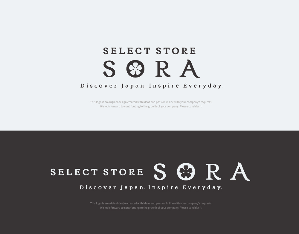 カンボジアにOPENする「SELECT STORE SORA」様のロゴを制作しました