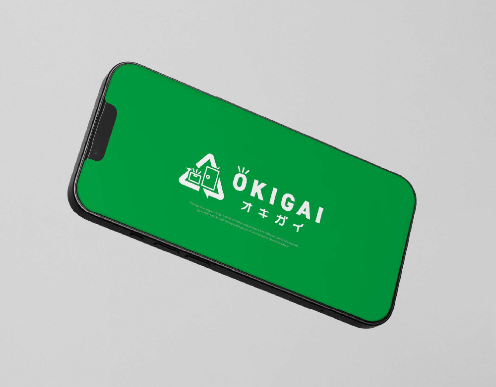 リユースサービス「OKIGAI（オキガイ）」様のロゴを制作しました